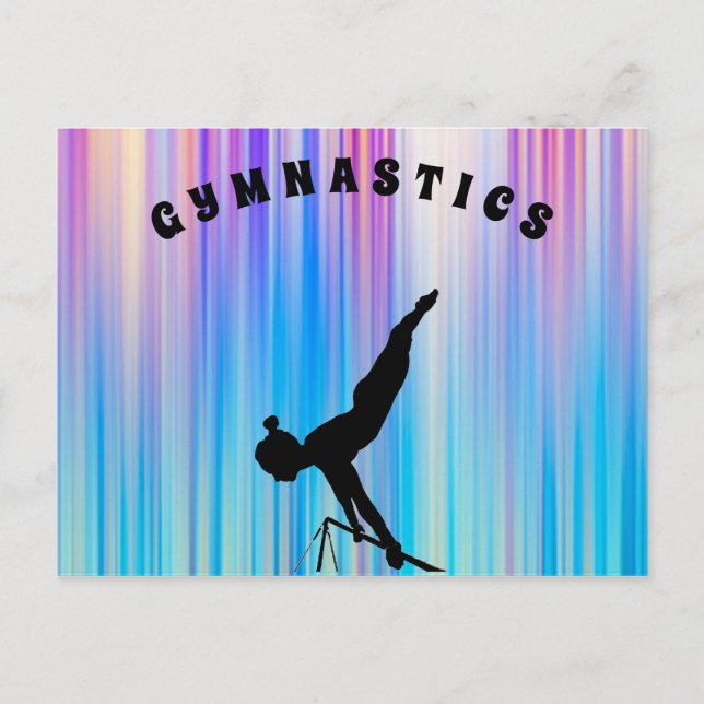 Académie de gymnastique aux étudiants Carte postal (Devant)