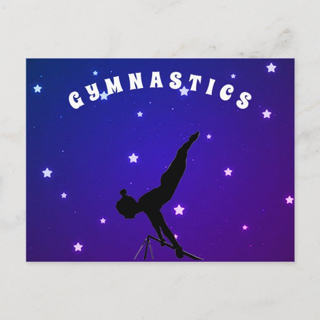 Académie de gymnastique aux étudiants Carte postal (Devant)