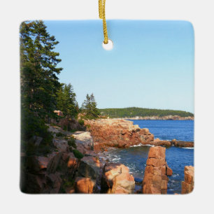 Acadia Felsstrand nahe Thunder Hole Keramikornament