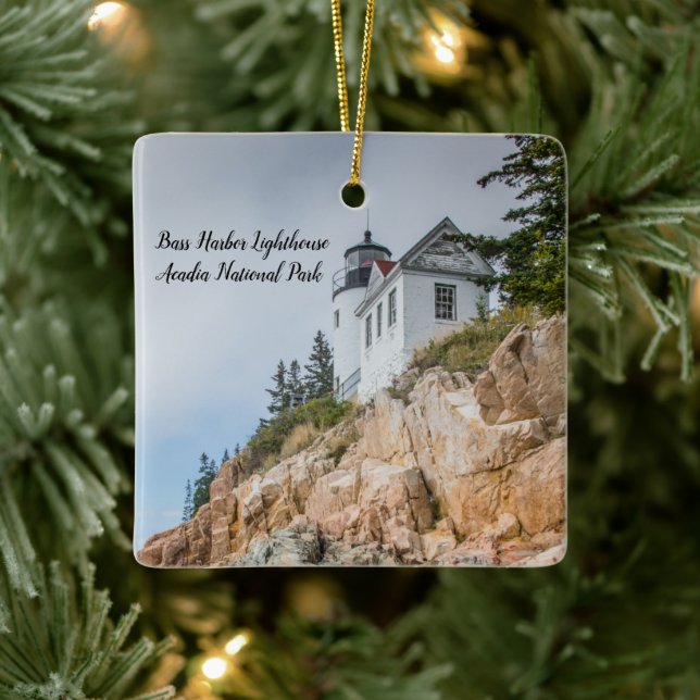 Acadia Lighthouses Keramikornament (Baum)