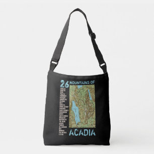ACADIA MAP TRAGETASCHEN MIT LANGEN TRÄGERN