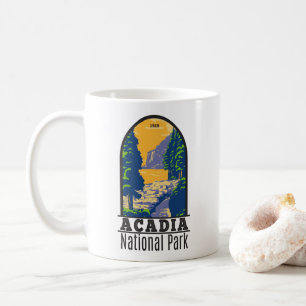 Acadia National Park Bar Harbor Ocean Path Maine Kaffeetasse
