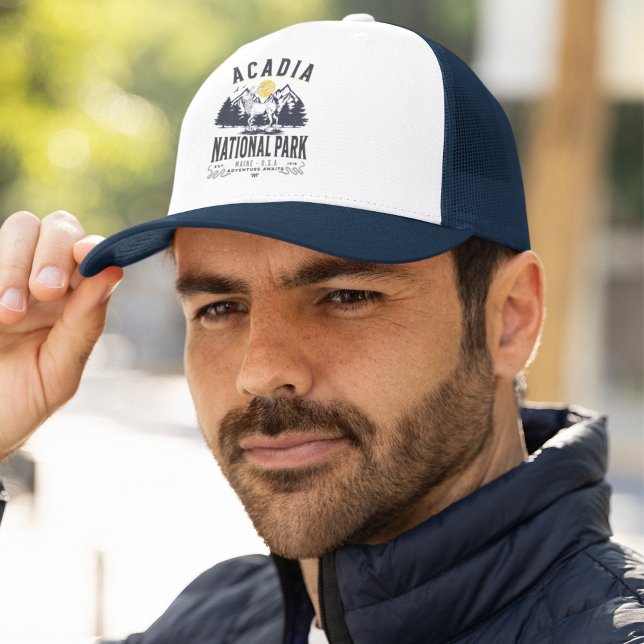 Acadia National Park Classic View Truckerkappe (Von Creator hochgeladen)