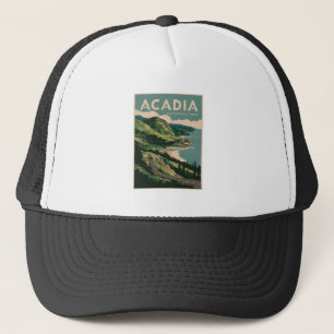 Acadia National Park Coastline Truckerkappe