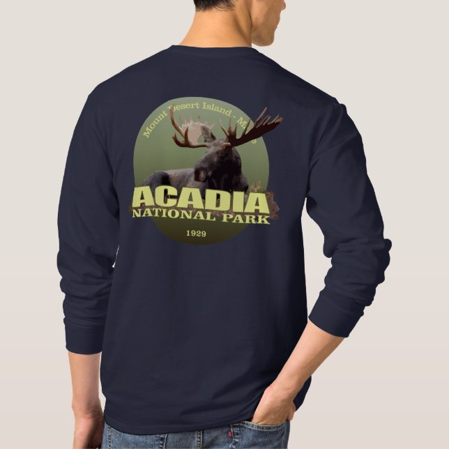 Acadia National Park (Elche) WT T-Shirt (Rückseite)