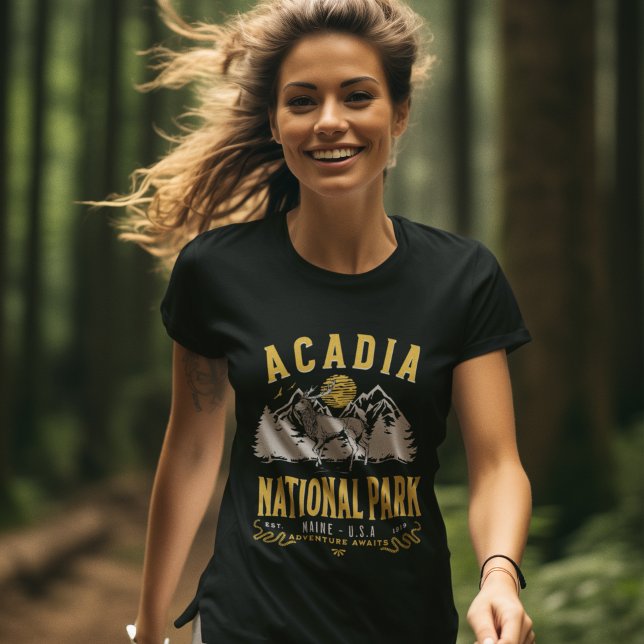 Acadia National Park Fun Landscape T-Shirt (Von Creator hochgeladen)
