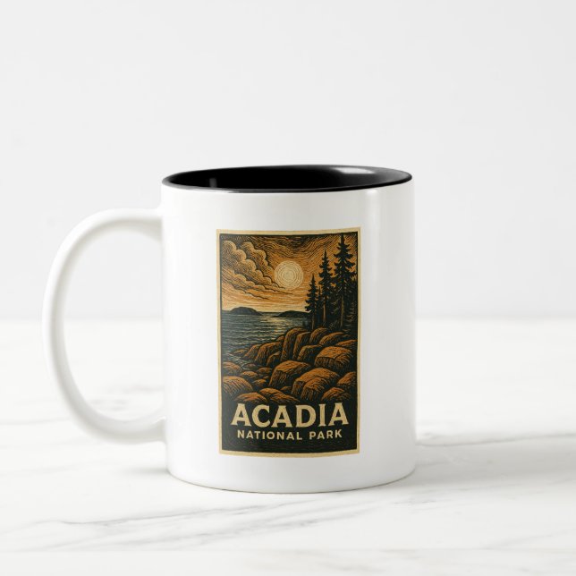 Acadia National Park Keramik Tasse (Links)
