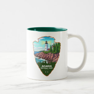 Acadia National Park Maine Arrowhead Zweifarbige Tasse