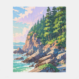 Acadia National Park, Maine Fleecedecke
