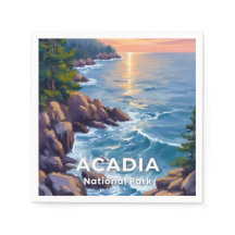 Acadia National Park | Maine Malerei Reise Kunst
