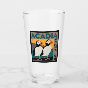 Acadia National Park, Maine   Puffins Glas