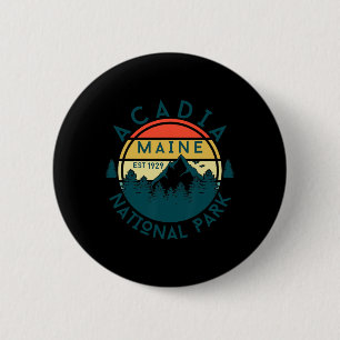 Acadia National Park Maine Wandern Natur Im Freien Button