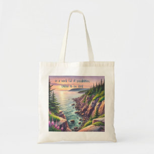 Acadia National Park & Quote Tragetasche