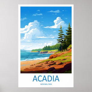 Acadia National Park Reise Druck Wand Kunst Acadia