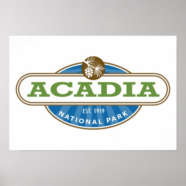 Acadia National Park USA Poster (Vorne)