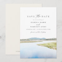 ACADIA NATIONAL PARK Wasserfarbe Save the Date
