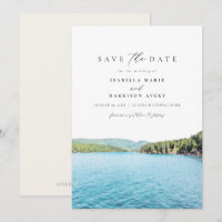 ACADIA NATIONAL PARK Wasserfarbe Save the Date Inv