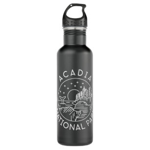 Acadia Nationalpark 1916 Maine Bar Harbor Edelstahlflasche