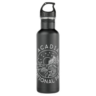 Acadia Nationalpark 1916 Maine Bar Harbor Edelstahlflasche