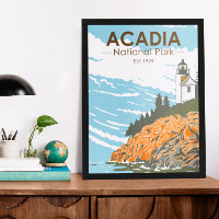 Acadia Nationalpark Bar Harbour Lighthouse Maine
