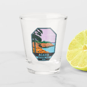 Acadia Nationalpark Maine Bar Harbor Vintag Schnapsglas