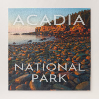 Acadia Nationalpark Maine Beach Sunrise Nature Par