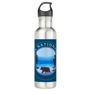 Acadia Nationalpark Maine Bear Edelstahlflasche