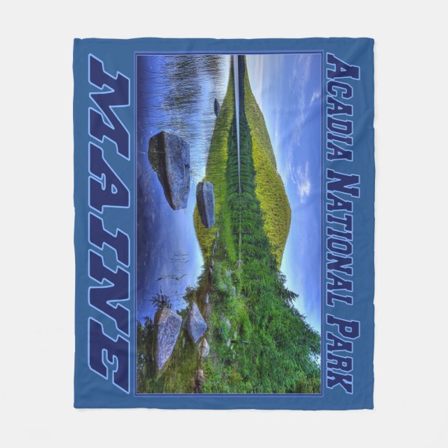 Acadia-Nationalpark, Maine-Fleece-Decke Fleecedecke (Vorderseite)