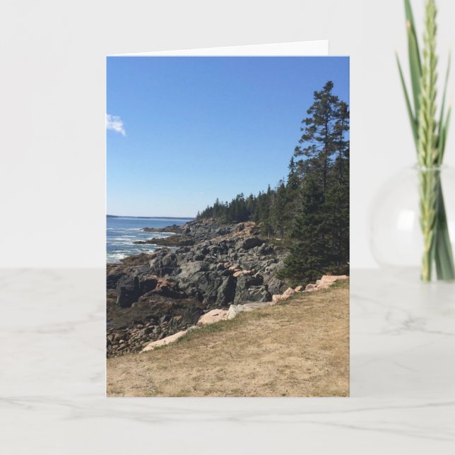 Acadia-Nationalpark, Maine Notecard Karte (Vorderseite)