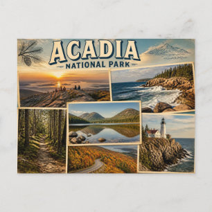 Acadia-Nationalpark, Maine Postkarte