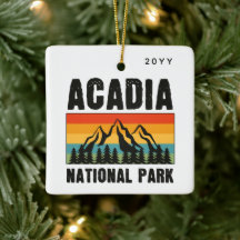 Acadia Nationalpark, Maine Retro Custom Year