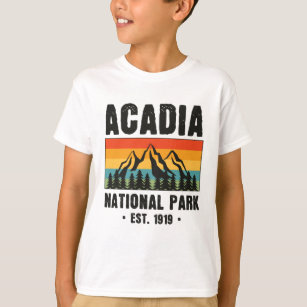 Acadia Nationalpark, Maine Retro Vintag T-Shirt