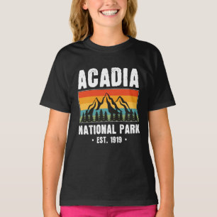 Acadia Nationalpark, Maine Retro Vintag T-Shirt