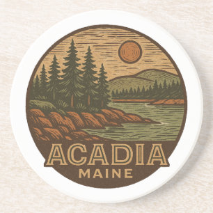 Acadia Nationalpark Maine Sandstone Untersetzer