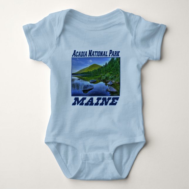 Acadia-Nationalpark - Maine-Säuglings-Strampler Baby Strampler (Vorderseite)