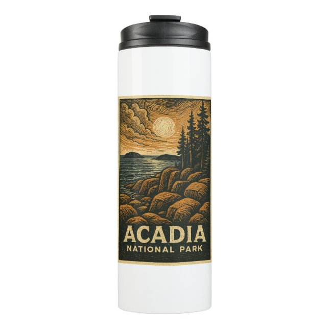 Acadia Nationalpark Maine Thermal Tumbler Thermosbecher (Vorderseite)