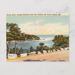 Acadia-Nationalpark, Mt. Desert Island, Maine Postkarte