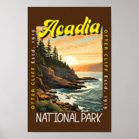 Acadia Nationalpark Otter Cliff erschüttert