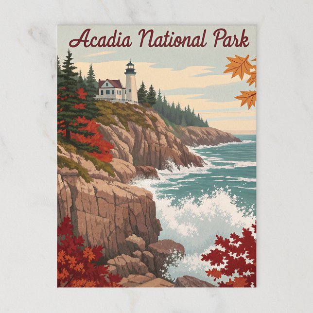Acadia Nationalpark Postkarte (Von Creator hochgeladen)