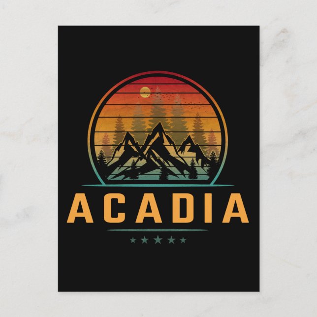 Acadia Nationalpark Postkarte (Vorderseite)