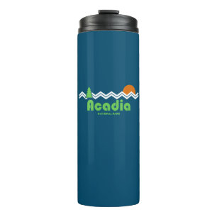 Acadia Nationalpark Retro Thermosbecher