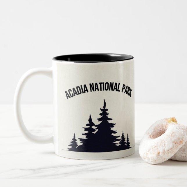 Acadia Nationalpark Souvenir Tasse (Mit Donut)