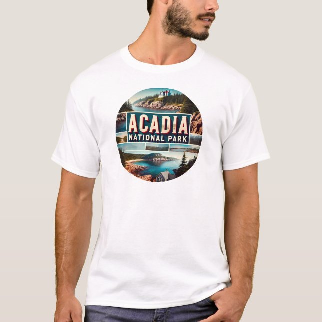 Acadia Nationalpark T-Shirt (Vorderseite)