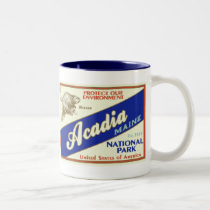 Acadia-Nationalpark Zweifarbige Tasse