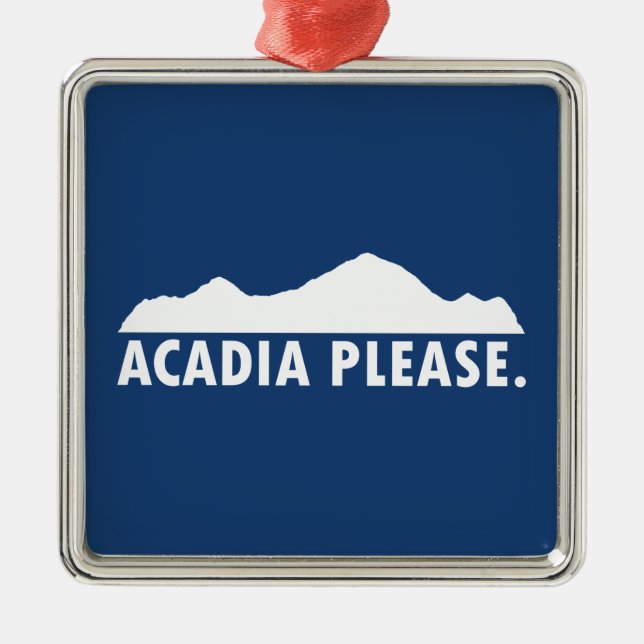 Acadia Ornament Aus Metall (Vorne)