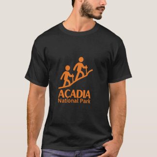Acadia Park Hiker Cadillac Bar Harbour Maine Tops, T-Shirt
