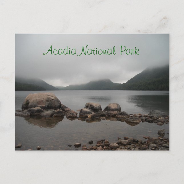 Acadia Park-Jordan Pond Postcard Postkarte (Vorderseite)