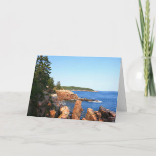 Acadia Rocky Beach in der Nähe von Thunder Hole Karte