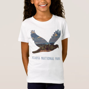 Acadia Sky Nationalpark Girls individualisierbares T-Shirt
