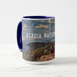 Acadia Sky Nationalpark Individueller Jumbo Tasse